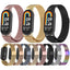 Xiaomi Smart Band 8 Zore KRD-01 Metal Kordon Gümüş