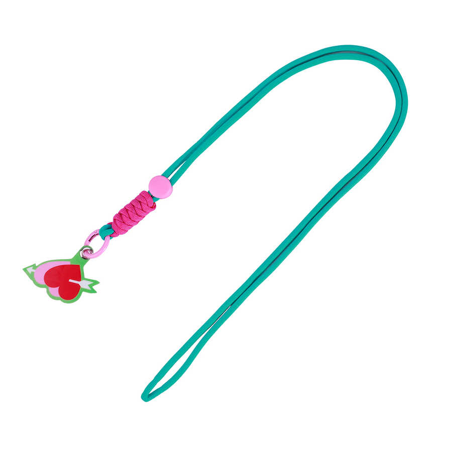 Zore 130 cm Cep Telefonu Kumaş Halat İp Kalp