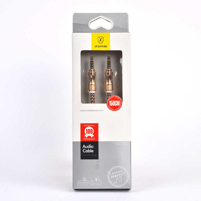 Zore 1.5 Metre Aux Audio Kablo Gold
