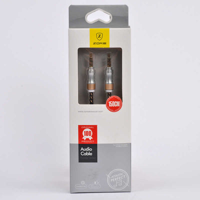 Zore 1.5 Metre Aux Audio Kablo Gri