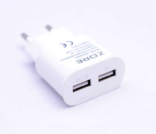 Zore 2000 Mah 2 in 1 Micro Ev Şarj Seti Beyaz
