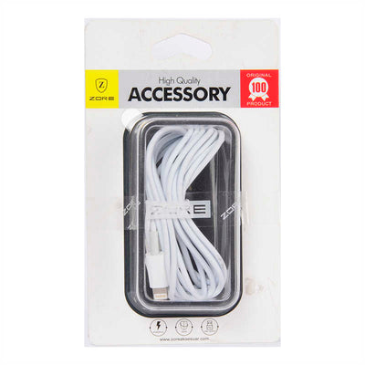 Zore 2 Uçlu Lightning-Micro Usb Kablo 1M Beyaz