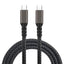 Zore 2.Jenerasyon Type-C to Type-C USB3.2 PD Data Kablosu 100W 20Gbps 4K@60Hz 2 Metre