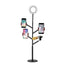 Zore Professional Live Stream Işıklı Telefon Tutucu Ring Light Siyah
