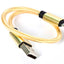 Zore 30 Cm Halat Micro Usb Kablo Gold