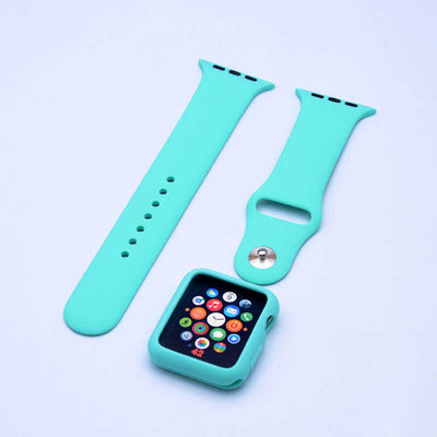 Apple Watch 42mm Zore 3 in 1 Klasik Kordon Yeşil
