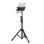 Zore ADV-306 Dört Kademeli Tablet ve Telefon Tutuculu Tripod Siyah