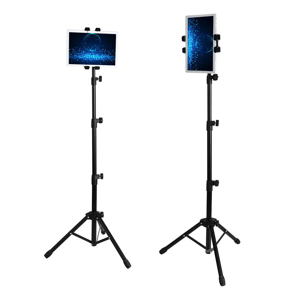 Zore ADV-306 Dört Kademeli Tablet ve Telefon Tutuculu Tripod Siyah