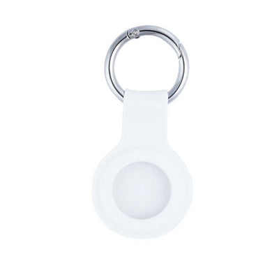 Zore Airtag 01 Silikon Anahtarlık Beyaz