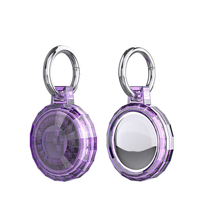 Zore Airtag 04 Silikon Anahtarlık Mor