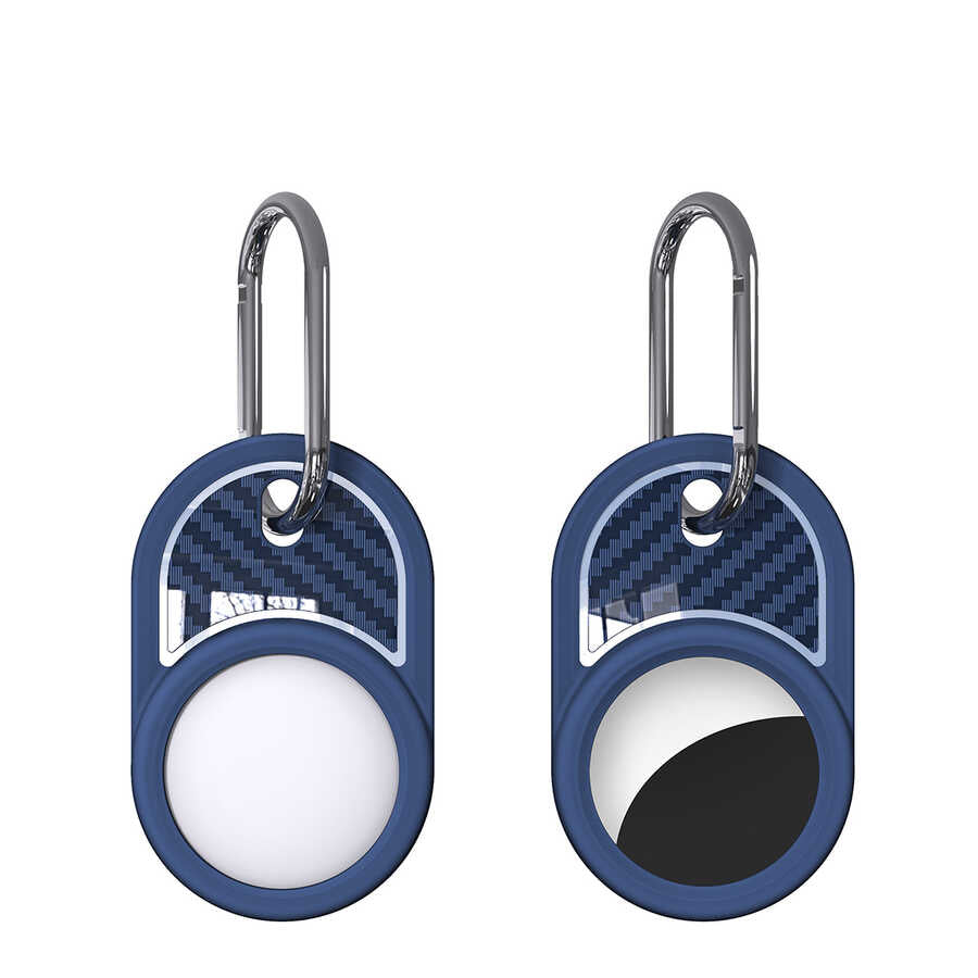 Zore Airtag 05 Silikon Anahtarlık Siyah