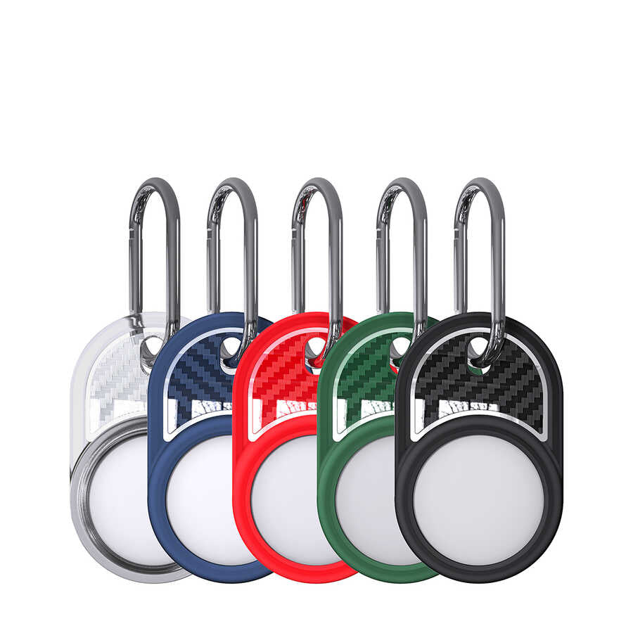 Zore Airtag 05 Silikon Anahtarlık Yeşil