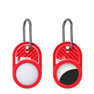 Zore Airtag 05 Silikon Anahtarlık Kırmızı