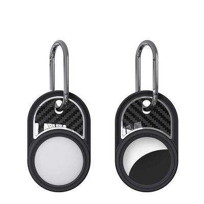 Zore Airtag 05 Silikon Anahtarlık Siyah