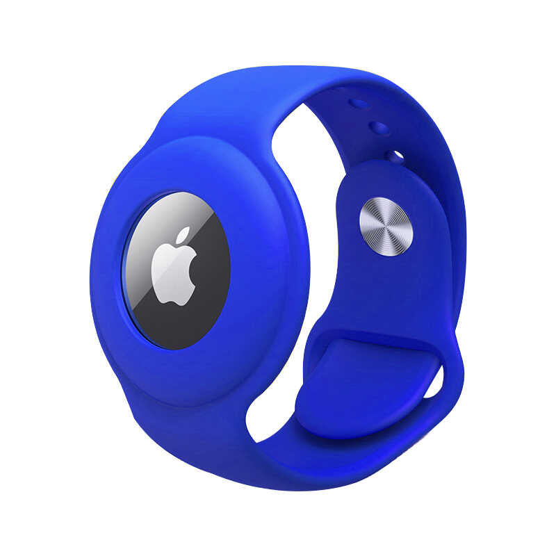 Zore Airtag Anahtarlık Kordon Saks Mavi