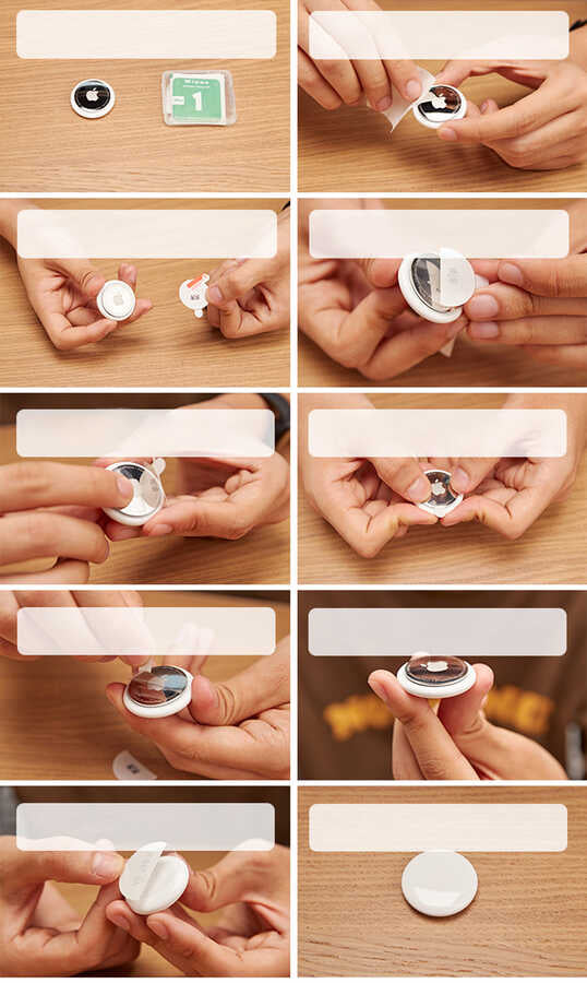 Zore Airtag Yüzey Koruyucu Renksiz