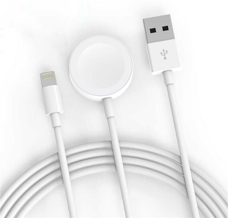 Zore Akıllı Saat Lightning-Wireless USB Şarj Kablosu 1.2M Beyaz