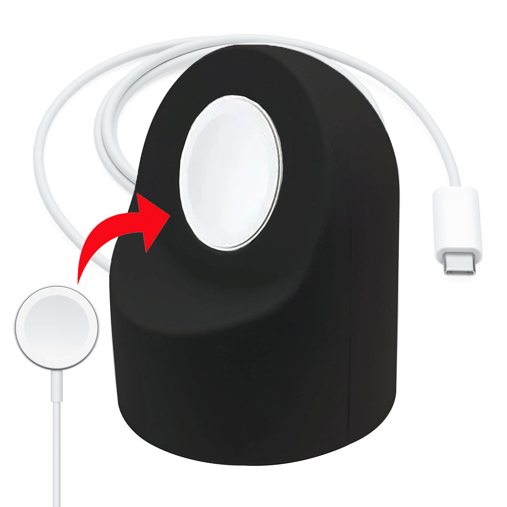 Zore Akıllı Saat Silikon Şarj Aleti Standı Gri