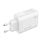 Zore Always-02 GaN Tech Type-C PD4.0 USB-A QC3.0 Hızlı Şarj Özellikli Seyahat Şarj Başlığı 45W Beyaz