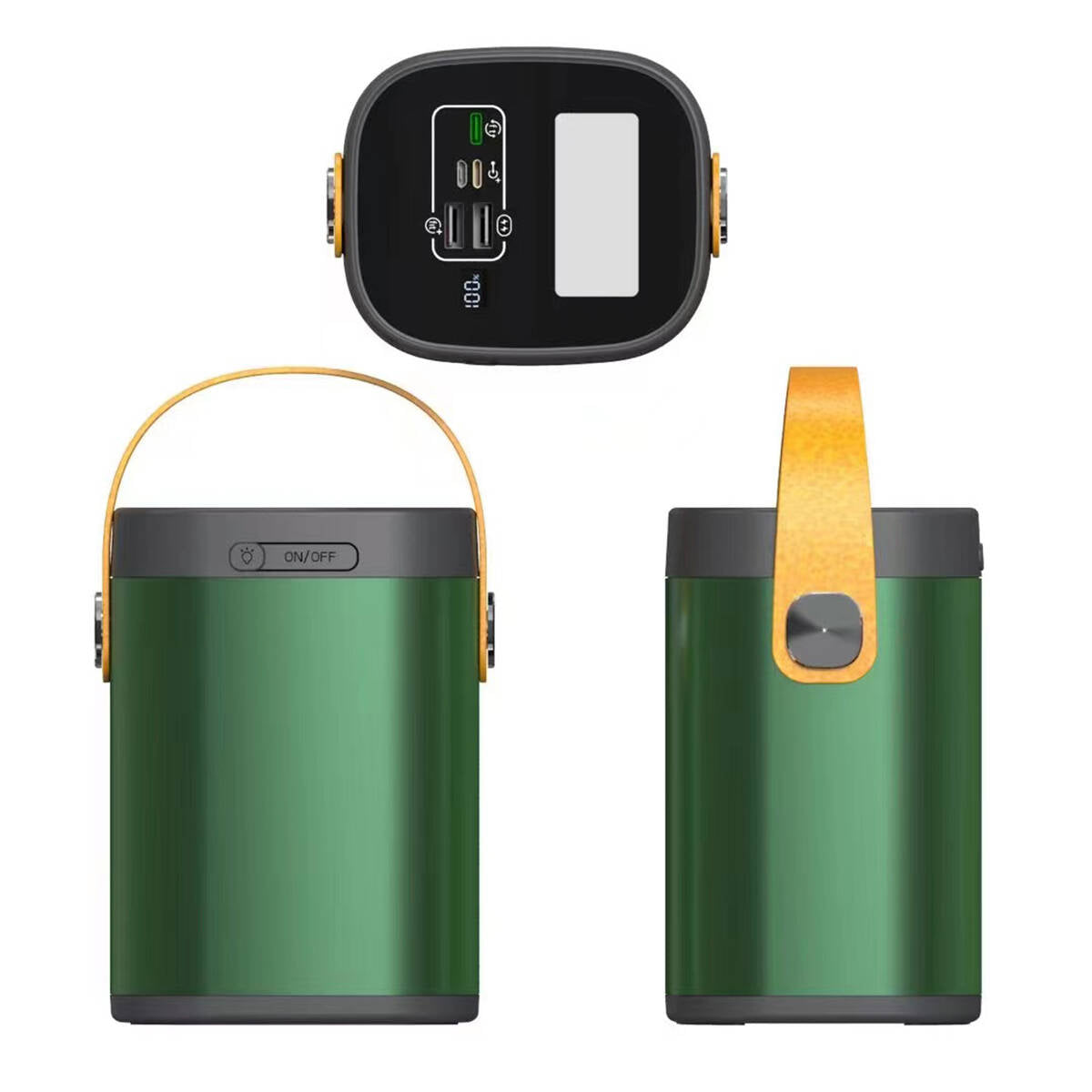 Zore B-80 QC 3.0 Hızlı Şarj Askılı Led Göstergeli El Fenerli Taşınabilir Powerbank 80000mAh Mavi