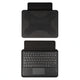 Zore Border Keyboard 13" inç Universal Bluetooh Bağlantılı Standlı Klavyeli Tablet Kılıfı Siyah