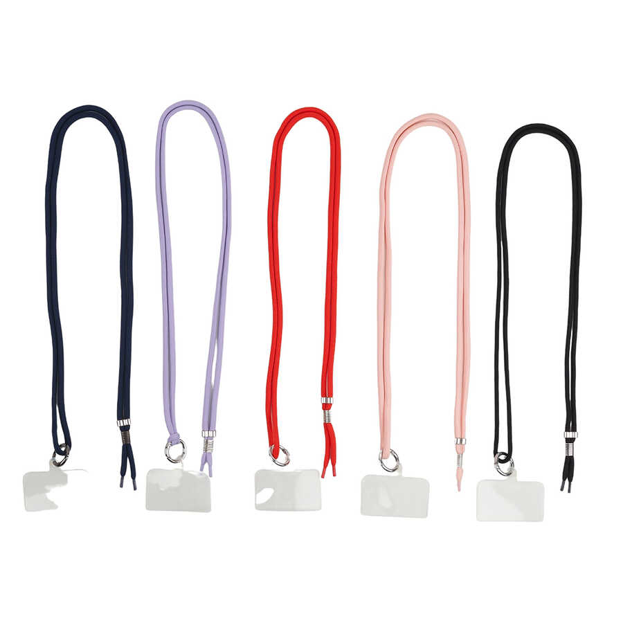 Zore Cep Telefonu Kumaş Halat İp 140 cm Siyah