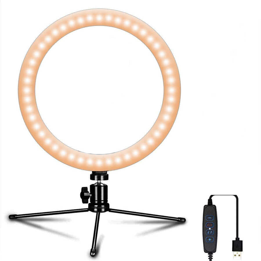 Zore CT-001 Işıklı Tripod Ring Light Siyah
