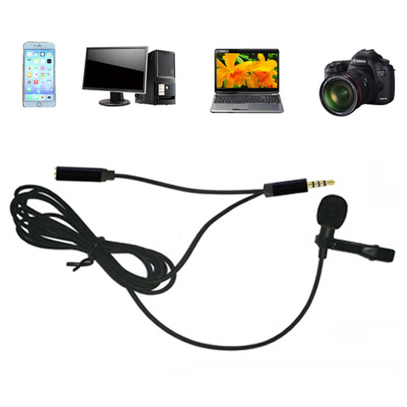 Zore DC-C5 Canlı Yayın Yaka Mikrofon Siyah