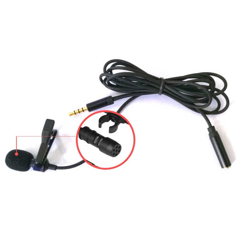 Zore DC-C5 Canlı Yayın Yaka Mikrofon Siyah