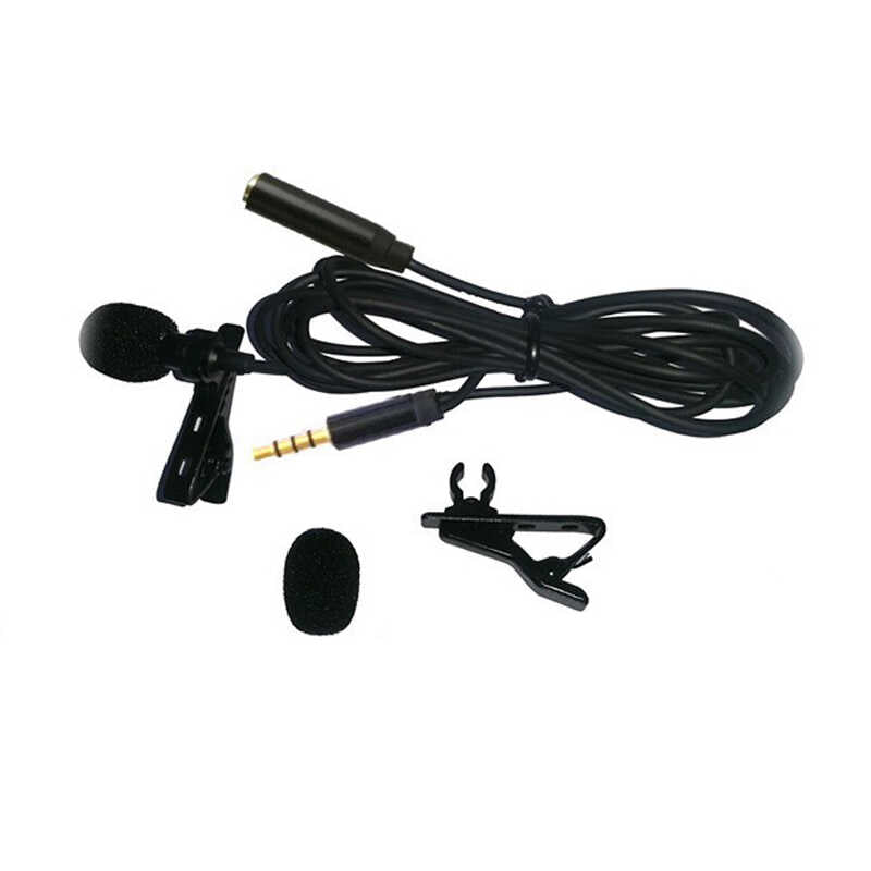 Zore DC-C5 Canlı Yayın Yaka Mikrofon Siyah