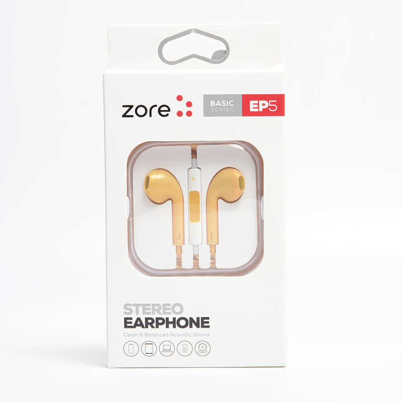 Zore EP5 Basıc Serisi 3.5mm Kulaklık Gold