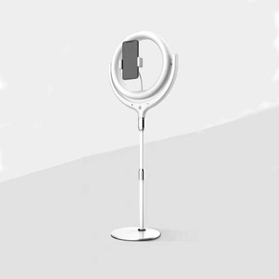 Zore F-537 30 Cm Işıklı Telefon Tutucu Ring Light Beyaz