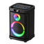Zore GD-1019 Dijital LED Göstergeli Çift Mikrofonlu RGB TWS 10 inç Stereo Bass Kablosuz Karaoke Hoparlör