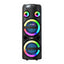 Zore GD-2851 Dijital LED Göstergeli FM Radyolu Mikrofonlu RGB TWS Çift 8 inç Stereo Bass Kablosuz Karaoke Hoparlör