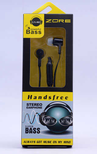 Zore GX-082 Mp3 Stereo Kulaklık Siyah