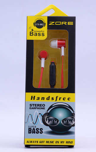 Zore GX-082 Mp3 Stereo Kulaklık Kırmızı