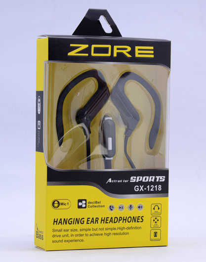 Zore GX-1218 Mp3 Stereo Kulaklık Siyah