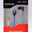 Zore GX-2202 Mp3 Kulaklık Kısa Kutulu Kırmızı