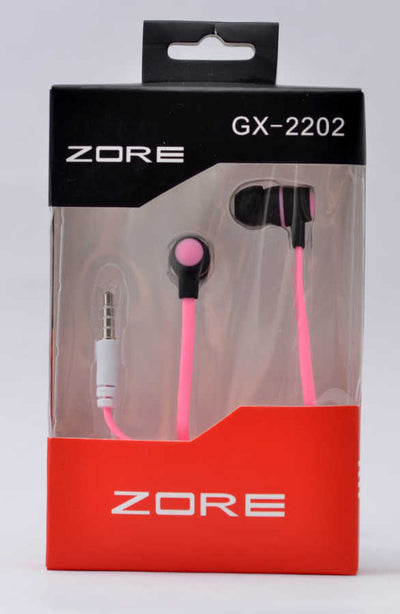 Zore GX-2202 Mp3 Kulaklık Kısa Kutulu Pembe