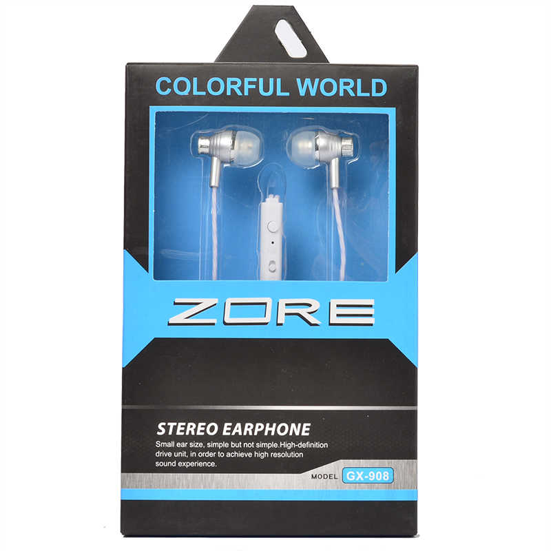 Zore GX-908 Mp3 Stereo Kulaklık Gri