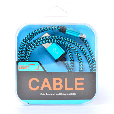 Zore Halat Lightning Usb Kablo Mavi