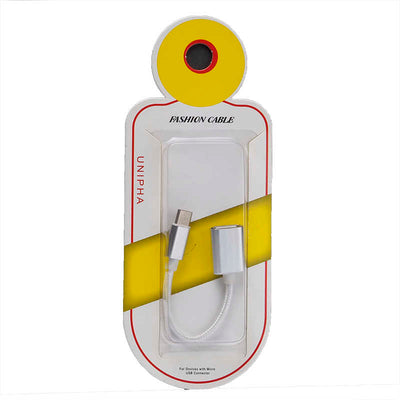 Zore Halat Type-C Otg Kablo Gri