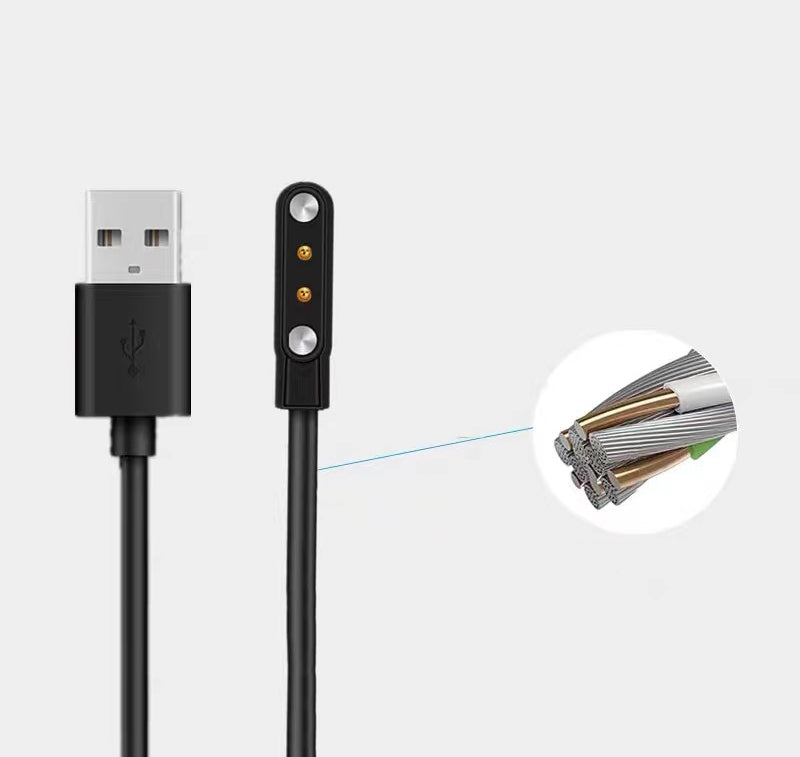 Zore Haylou Solar LS05 Akıllı Saat Usb Şarj Kablosu Siyah