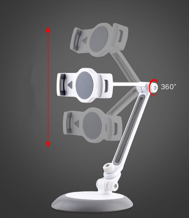 Zore JHD-165 Masa Telefon - Tablet Tutucu Beyaz