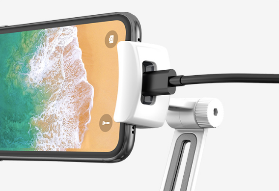 Zore JHD-165 Masa Telefon - Tablet Tutucu Beyaz