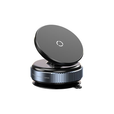 Zore K009 Vakum Özellikli Magnetik Telefon Tutucu Siyah