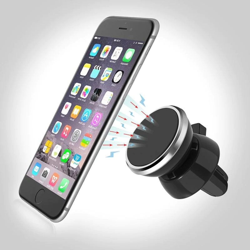 Zore K10 Magnetic Air Vent Araç Telefon Tutucu Gold