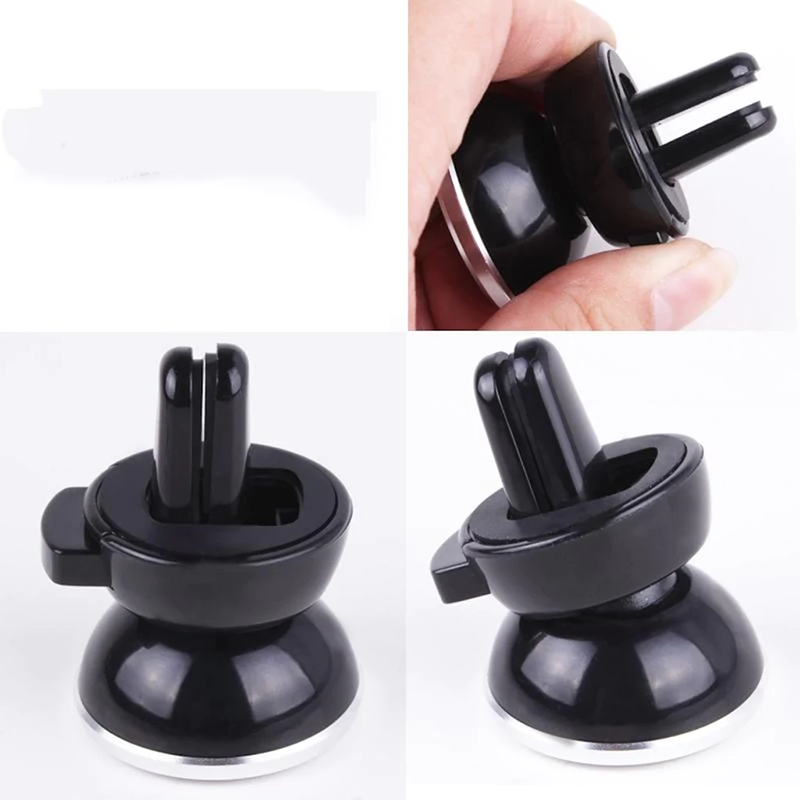 Zore K10 Magnetic Air Vent Araç Telefon Tutucu Siyah