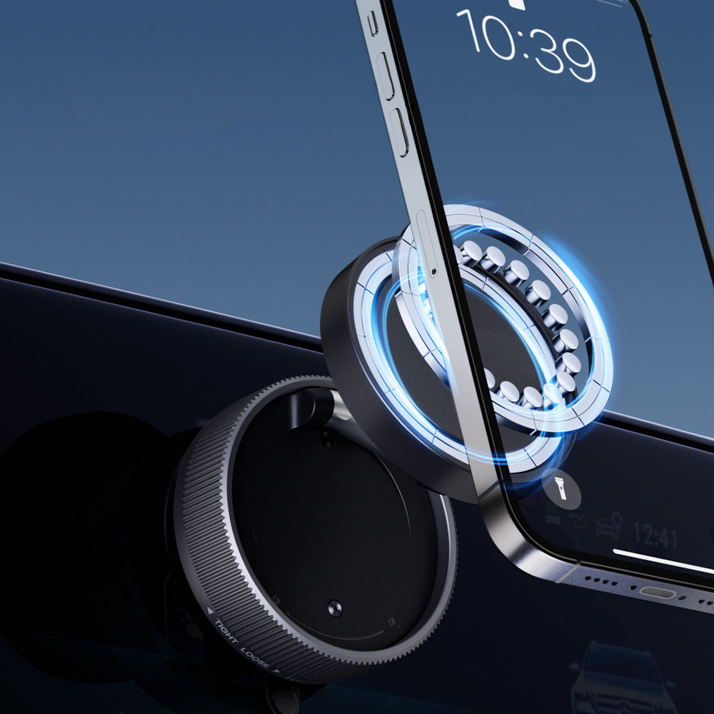 Zore K10A Vakum Özellikli Magnetik Telefon Tutucu Siyah