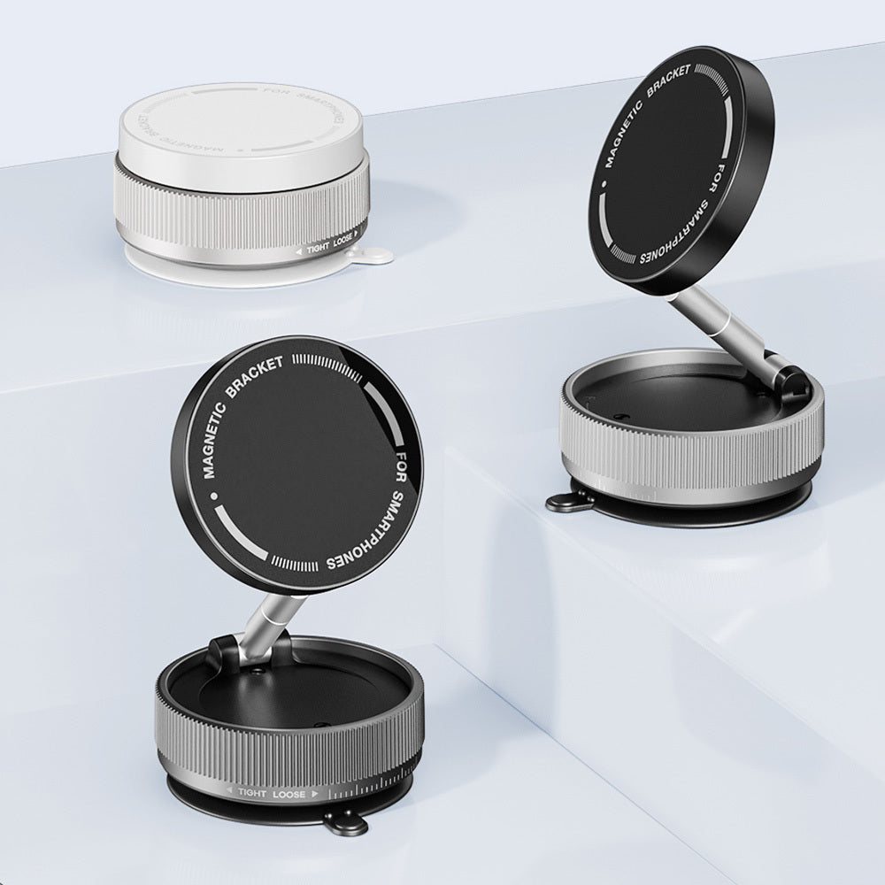 Zore K10A Vakum Özellikli Magnetik Telefon Tutucu Siyah